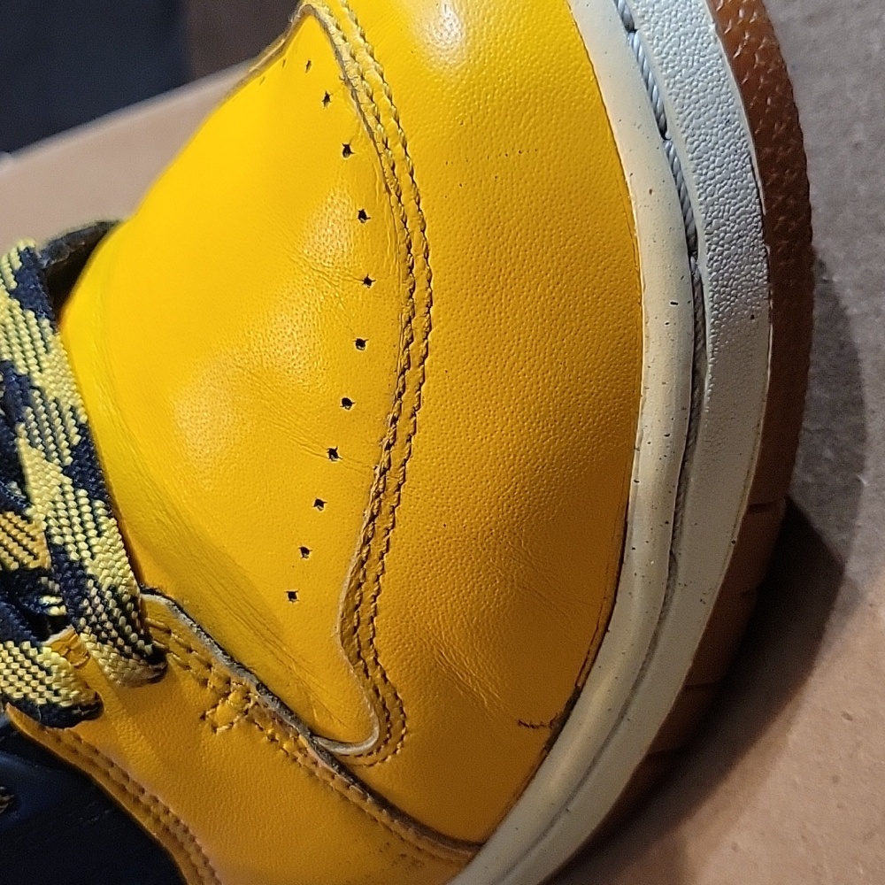 Nike Air Force II Rare "Black Yellow Gum" (2009) Mens 11.5 EUC - Picture 11 of 12